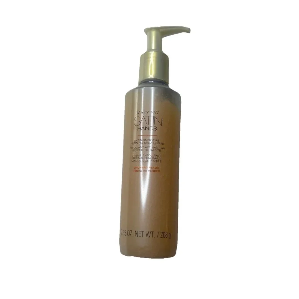 Mary Kay Satin Hands ORCHARD PEACH Satin Smoothie Shea Hand Scrub 7.33 oz